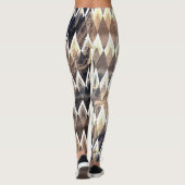 Geometrische diamant Abstract Leggings (Achterkant)