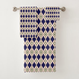 Geometrische diamant bad handdoek