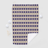 Geometrische diamant golfhanddoek (Insitu)