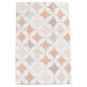 Geometrische diamantcirkels medium cadeauzakje (Voorkant)