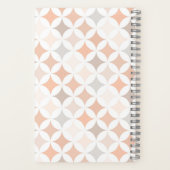 Geometrische diamantcirkels notitieboek (Achterkant)