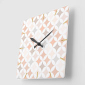 Geometrische diamantcirkels vierkante klok (Hoek)