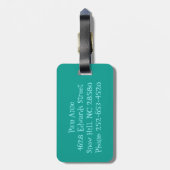 Geometrische diamanten en Bagagelabel van Starburs (Achterkant verticaal)