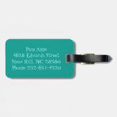 Geometrische diamanten en Bagagelabel van Starburs (Achterkant horizontaal)