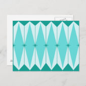 Geometrische diamanten en Briefkaart van Starburst (Voorkant / Achterkant)