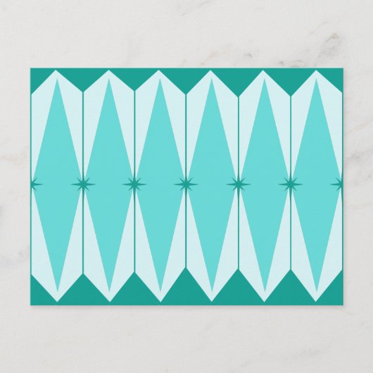 Geometrische diamanten en Briefkaart van Starburst (Voorkant)