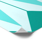 Geometrische diamanten en Poster van Starbursts (Hoek)