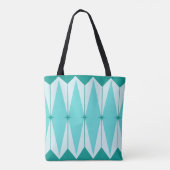 Geometrische diamanten en Starbursts Canvas tas (Achterkant)
