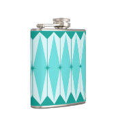 Geometrische diamanten en Starbursts Flask Heupfles (Rechts)