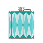 Geometrische diamanten en Starbursts Flask Heupfles (Achterkant)