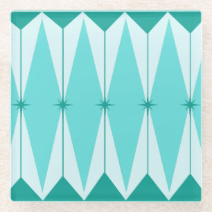 Geometrische diamanten en Starbursts Onderzetter