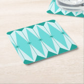 Geometrische diamanten en Starbursts Onderzetters (Schuin)