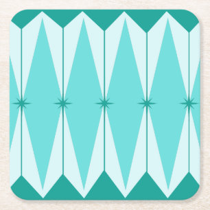 Geometrische diamanten en Starbursts Onderzetters