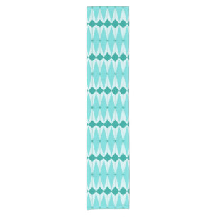 Geometrische diamanten en Startbursts Table Runner Korte Tafelloper