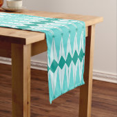 Geometrische diamanten en Startbursts Table Runner Korte Tafelloper (Voorbeeld)