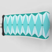 Geometrische diamanten en sterbursten Hoesje Golfheadcover (Voorkant)
