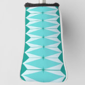 Geometrische diamanten en sterbursten Hoesje Golfheadcover (Draai 90)
