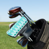 Geometrische diamanten en sterbursten Hoesje Golfheadcover (Insitu)