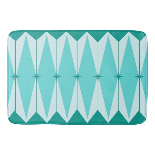 Geometrische diamanten en sterbursts Bath Mat (Voorkant)