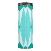 Geometrische diamanten en sterbursts thermische ge thermosbeker (Achterkant)