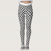 Geometrische diamanten leggings (Voorkant)