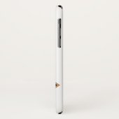 Geometrische diamanten met foto en monogram Case-Mate iPhone case (Achterkant/links)