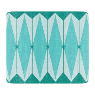 Geometrische Diamanten & Scherpe Raad Starbursts Snijplank