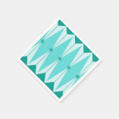 Geometrische diamanten & Starbursts Papieren serve Servet (Hoek)