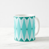 Geometrische Diamonds & Starbursts Mok (Voorkant rechts)