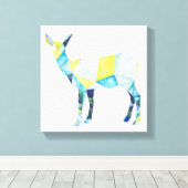 Geometrische dieper canvas afdruk (Insitu (Houten vloer))