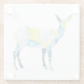 Geometrische dieper glazen onderzetter (Achterkant)