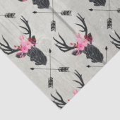 Geometrische dieper kop met bloemen en kruispijlen tissuepapier (Detail)