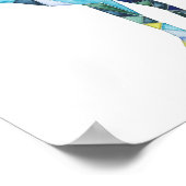 Geometrische dieper poster (Hoek)