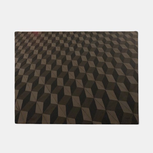 Geometrische diepte Deuren Deurmat (Voorkant)