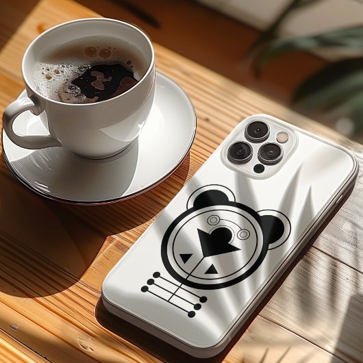 Geometrische dierenriem van Tatsu Dragon iPhone Hoesje