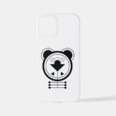 Geometrische dierenriem van Tatsu Dragon iPhone Hoesje (Achterkant)