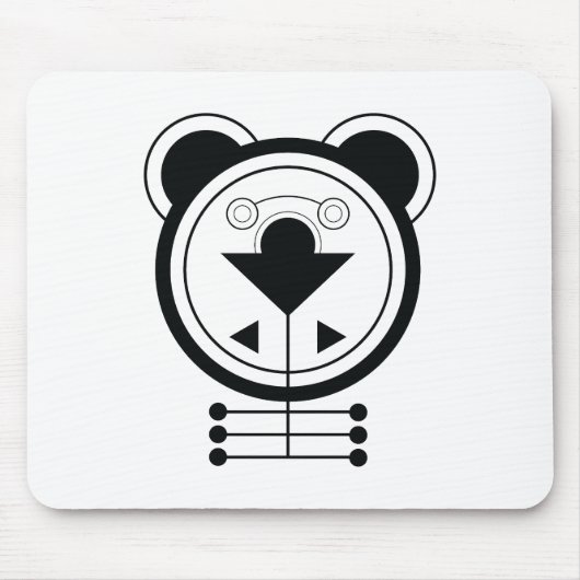 Geometrische dierenriem van Tatsu Dragon Muismat (Voorkant)