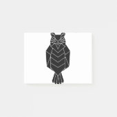 Geometrische dierenuil post-it® notes (Voorkant)
