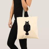 Geometrische dierenuil tote bag (Voorkant (product))
