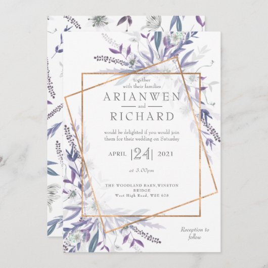 Geometrische diëten kaart (Voorkant / Achterkant)