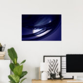 Geometrische digitale Abstracte kunst Poster Print (Thuiskantoor)