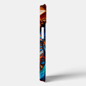 Geometrische Dobermann Elegantie ✨ Moderne Abstrac Case-Mate iPhone Case (Achterkant / Rechts)