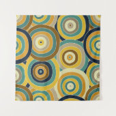 Geometrische doedel: levendige naadloze achtergron wandkleed (Voorkant (horizontaal))