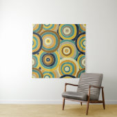 Geometrische doedel: levendige naadloze achtergron wandkleed (In Situ (horizontaal))