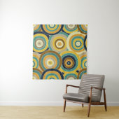 Geometrische doedel: levendige naadloze achtergron wandkleed (In situ)