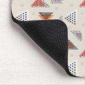 Geometrische driehoek Handtekening patroon Muismat (Hoek)