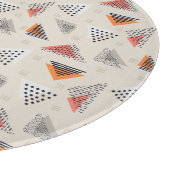 Geometrische driehoek Handtekening patroon Snijplank (Hoek)