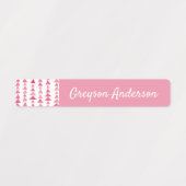 Geometrische driehoek met meerdere kleuren Kinder  Labels (Design 1)