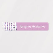 Geometrische driehoek met meerdere kleuren Kinder  Labels (Design 2)