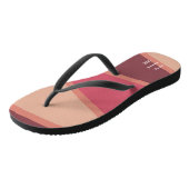 Geometrische Driehoek Monogram Teenslippers (Schuin)